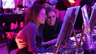 Paint & Sip in the Dark