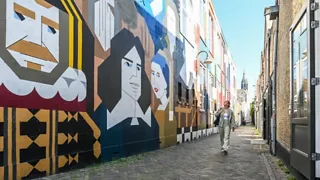 Spot kunst tijdens de Street Art Route