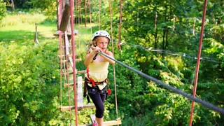 Klim tot grote hoogte in Fun Forest