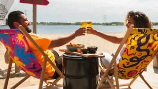 Zeilen aan het Almeerderstrand