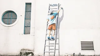 Wandel de street art route door Utrecht