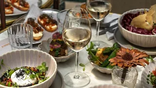 Mediterrane sferen proeven bij Carmel Market